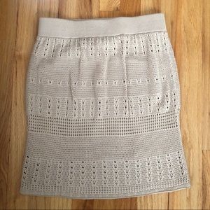 The Loft - Eyelet Design Skirt